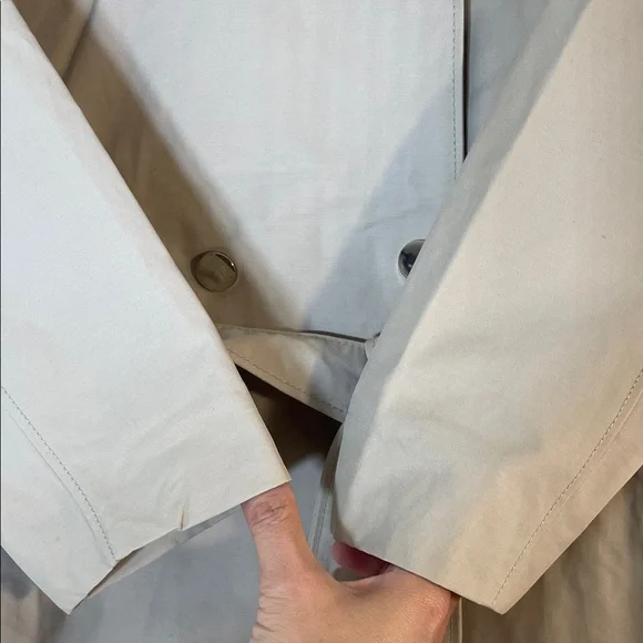 Zara Double Breasted Trench Coat with Detachable Hood. Girl’s 11/12. NWT. - Picture 4 of 14